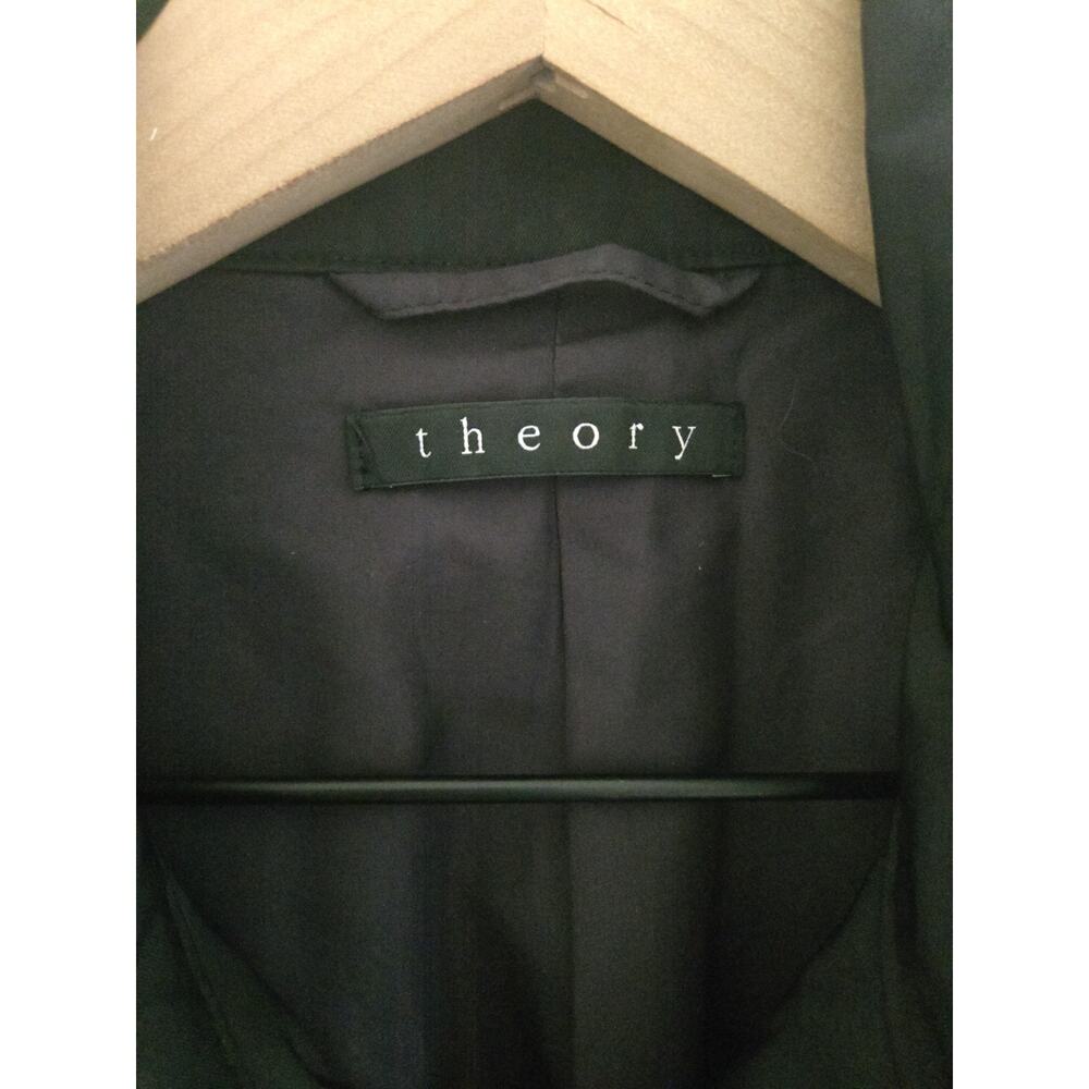 Theory Yost N Fuel Stand Collar Field Jacket S Black Utility Minimalist Cargo - Picture 3 of 5